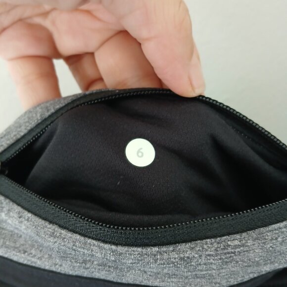 Lululemon Women's Pace Rival Size 6 Crop Leggings Gray Activewear Athleisure M m - Picture 8 of 16